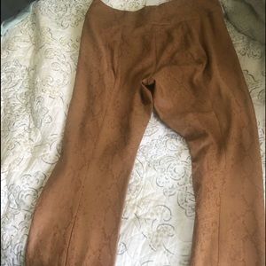Good American snakeskin suede skinny pants size large or 8/10 NWT